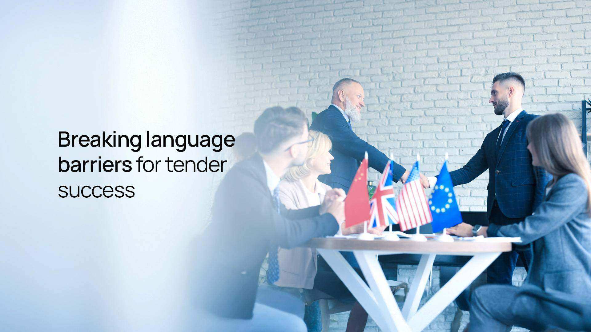 Breaking language barriers for tender success