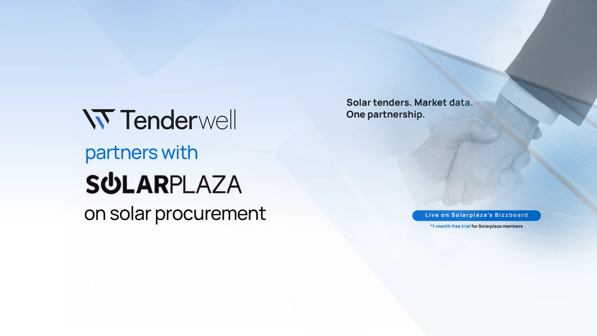 Connecting Solar & BESS Decision-Makers to Active RFPs: Tenderwell and Solarplaza Partner on Bizzboard Marketplace